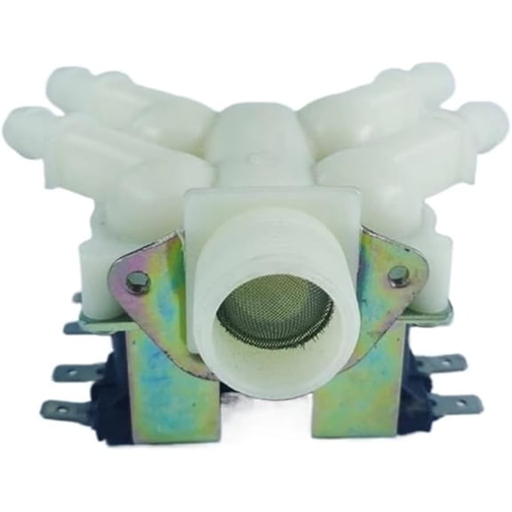 Applicable to IPSO Compatible for Speed Queen Compatible for Huebsch Laundry Washing Machine 4 Way Water Inlet Valve Innet 3/4" Filling Valve F380715 110V