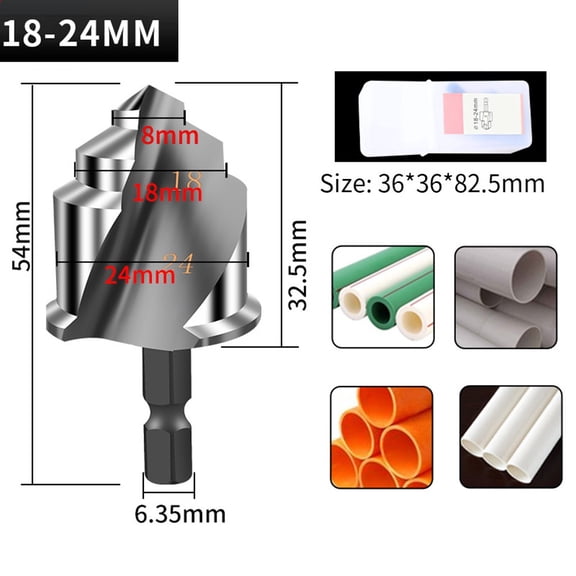 Applicable To Ppr Pipes Ppr Lifting Drill Bit Metal Drill Bit Quick Cutting Drill Bit Drill Bit For Plastic Pipes