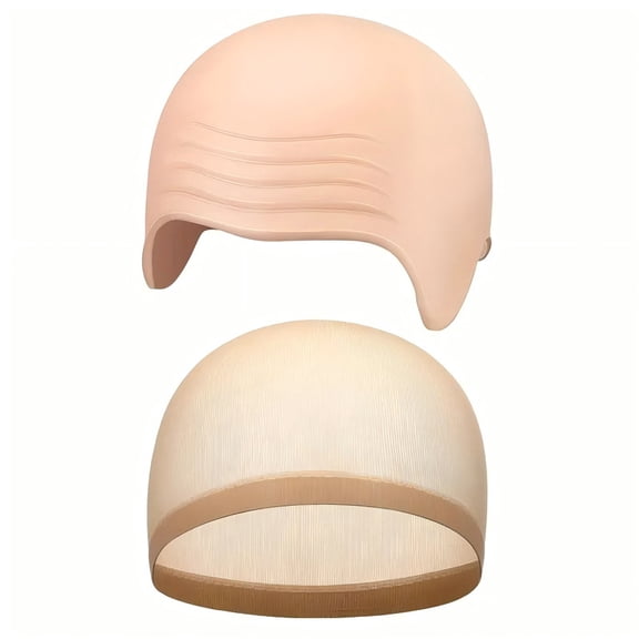 Applicable and Compatible Minions Despicable Me Halloween Fake Scalp Realistic Scalp Wig Role Play Monk Bald Head