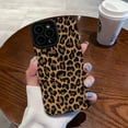 thumbnail image 1 of Applicable iPhone15ProMax iPhone Case Brown Leopard Print XR max Creative Case, 1 of 6