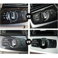 thumbnail image 1 of Applicable to jfqm LHD RHD Headlight Lamp Rotary Button Foglight Switch Cover Panel Trim Fit for BMW 5 6 7 X3 X4 Series F10 F11 F07 F06 F01 F25 F26 (Color : Button A), 1 of 6