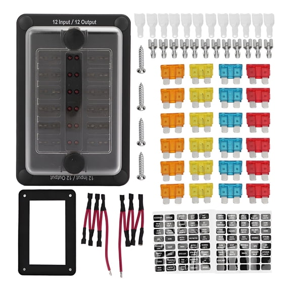 Applicable to 12 Way Fuse Block, Waterproof, F Box