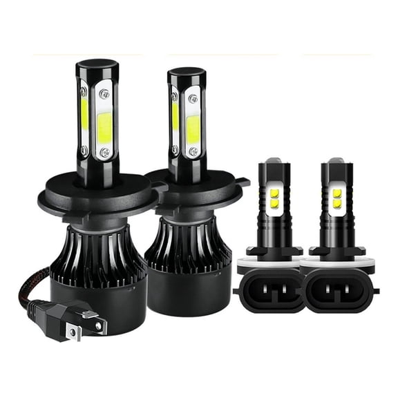 Applicable to 12000lm H4 881 4-Sided LED Headlight Kit for Kia