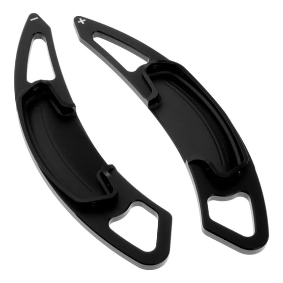 Applicable to 2 Pieces Black Car Steering Wheel Extension