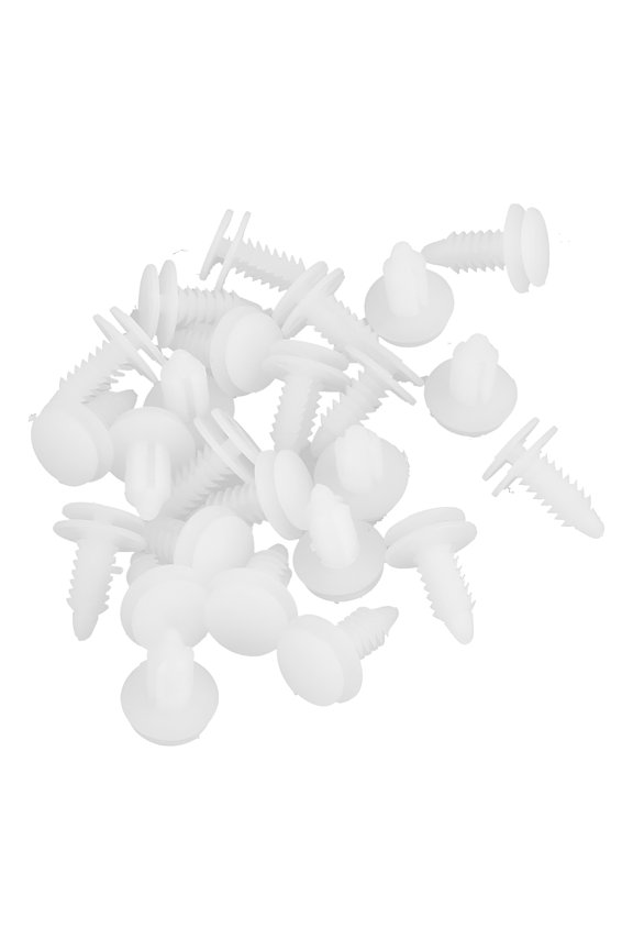 Applicable to 25 Universal Door Retaining Clip Rivets 7.5mm White Auto