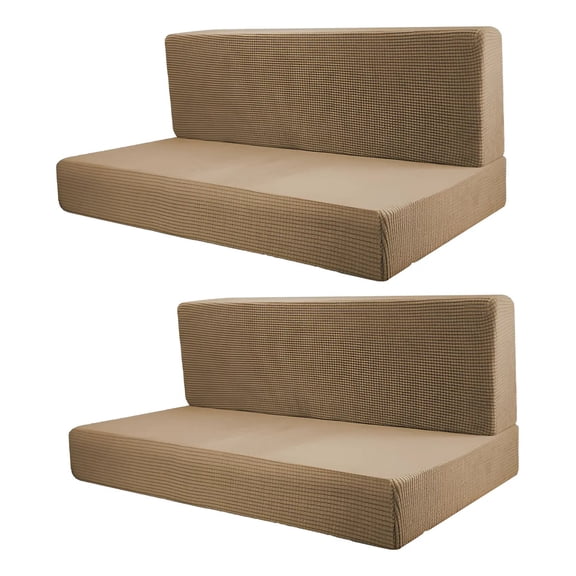 Applicable to 4 Pcs Rv Seat Covers, Cushion Covers Brown