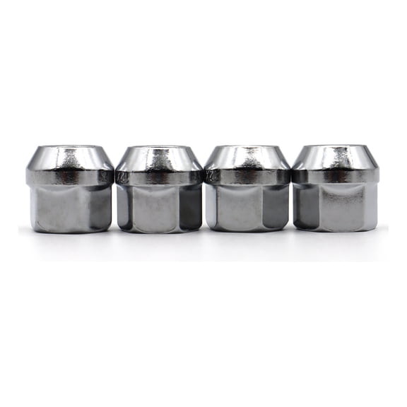 Applicable to 4 Silver Wheel Nut Bolts, 19mm