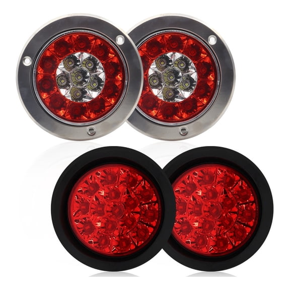Applicable to 4 x 24V LED Tail Light, Reverse Brake Light
