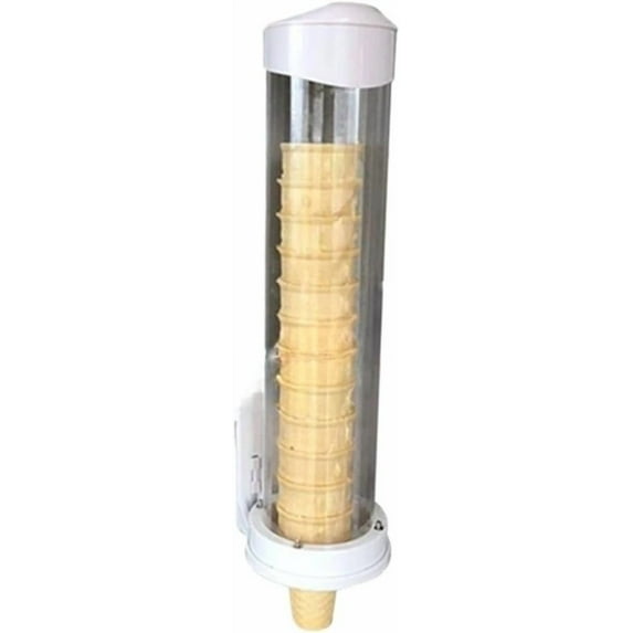 Applicable to 40cm Ice Cream Cones Barrel Holder Wafer Dispenser Tray Cup Magnet Type Easy Installation Freezer Parts & Accessories