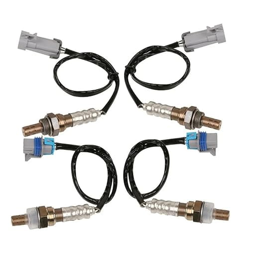 Applicable to 4pcs Upstream & Downstream Oxygen Sensor 213-4229 213-3866 Compatible for Chevy Silverado GMC Sierra V8 12609457 12611165 92457789