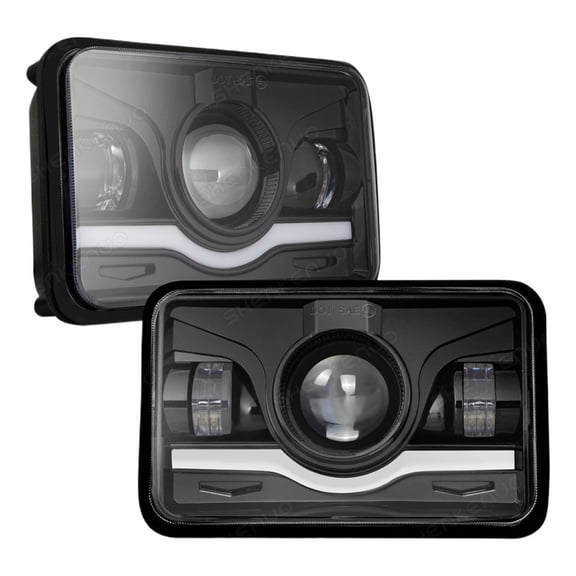 Applicable to 4x6 Inch LED Headlights For Cadillac Fleetwood / Deville