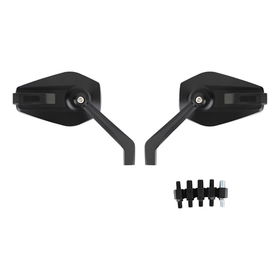Applicable to Aluminum Rear View Mirrors for Chopper Cruiser Custom