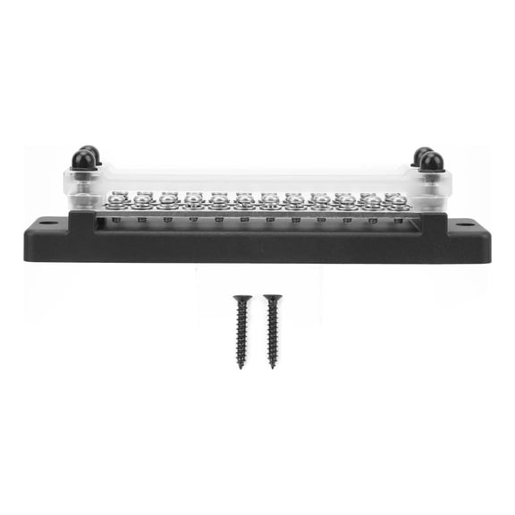 Applicable to Bus Bar 24 Terminals 150a Busbar Block, Transparent Cover