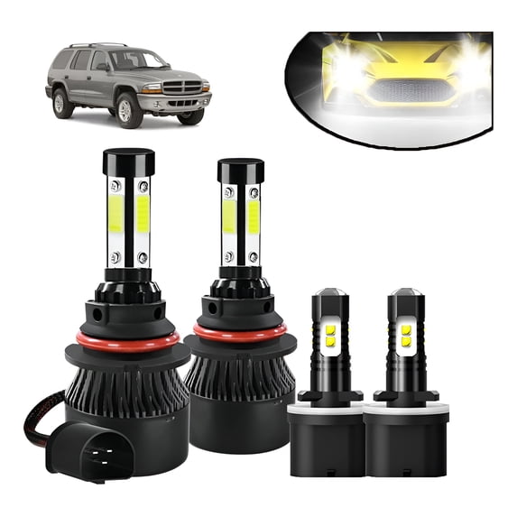 Applicable to C: 4 Sided 12000lm Led Headlight Kit For Dodge