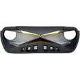 thumbnail image 1 of Applicable to Car Grille Matte Black,Compatible With Jeep 2018-2023 Knight Lamp Eyebrow Style Guard Grid Front Bumper Grill Racing Grills, 1 of 6