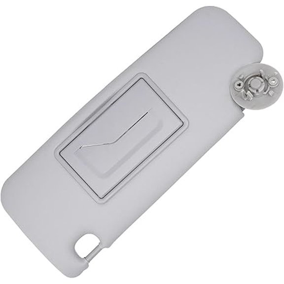 Applicable to Car Sun Visor Compatible For Chevrolet Chevy Sonic 2012-2020 / Spark 2013-2016 Gray Sun Visor With Makeup Mirror(Left)