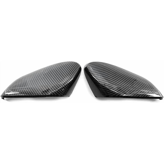 Applicable to Carbon Fiber Side Rearview Mirror Cover Caps 31402636 31402628 Compatible For Volvo S60 V40 2011-2017 Exterior Mirrors