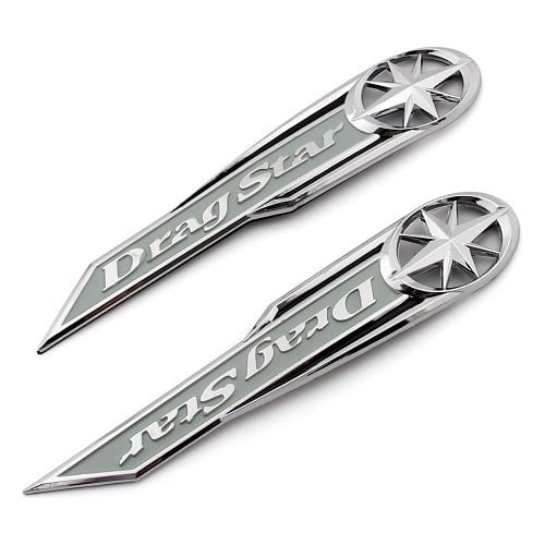 Applicable to Chrome Decals With A Gas Tank Emblem