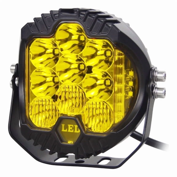 Applicable to D Round Headlight 7 Inch Amber Off Road Jeep LED Cree 90w