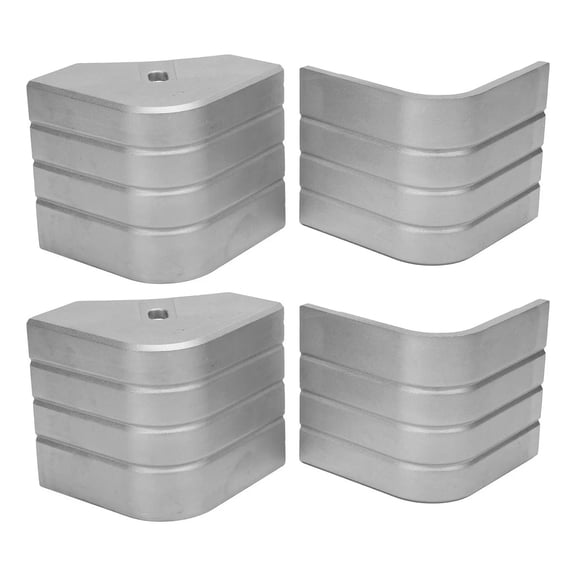 Applicable to Deck Corner Caps 4 Pieces for Boats, Dock Protection