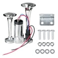 thumbnail image 1 of Applicable to Electric Horn Kit with Double Trumpet, 12 V, 600 dB, Al, 1 of 4