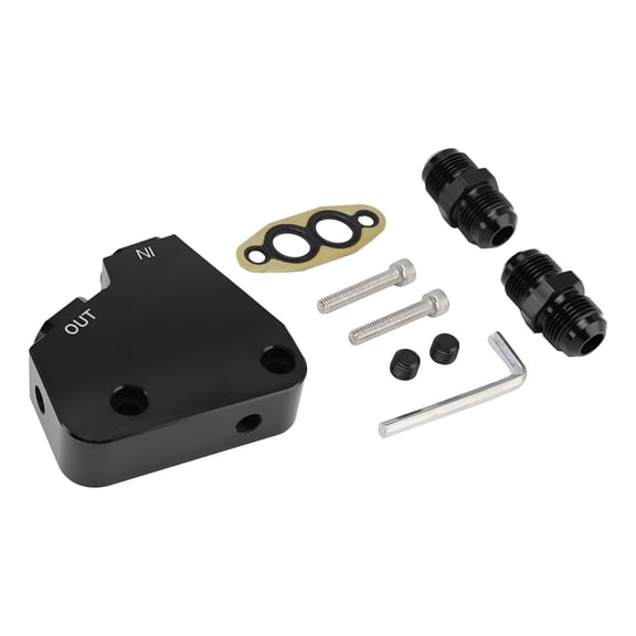 Applicable to Engine Oil Cooler Adapter for Corvette GM LS LS1 LS2