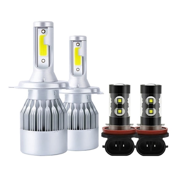 Applicable to H4 H11 White LED Headlight Kit High/Low Beam for Toyota