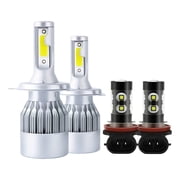 Applicable to H4 H11 White Led Headlight Kit For Hyundai Grand I10 2017-2019