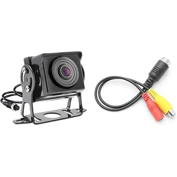Applicable to HD AHD 1920 * 1080P Starlight Night Vision Compatible For Truck Bus Rear View Reverse Backup Vehicle AHD Camera(With RCA Adapter)