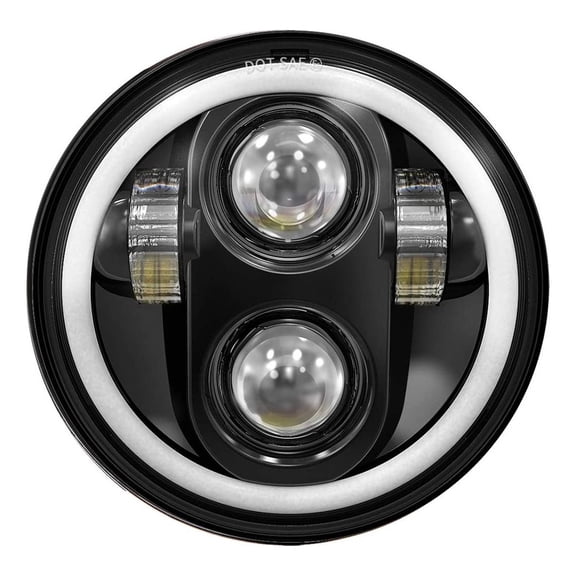 Applicable to Harley Led Headlight 5 3/4'' Daymaker 5.75'' Drl Angel Eyes