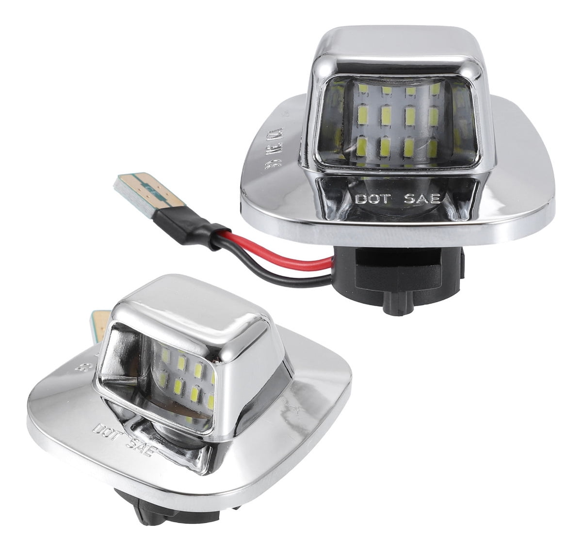 Applicable to LED License Plate Lights for Chevy C1500 C2500 C3500 GMC Sierra 1500 2500 3500