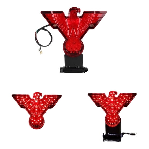 Applicable to Led Eagle Tail Light With Plate For Harley Chopper Bobbe
