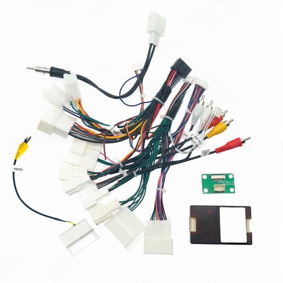 Applicable to Lexus GX470 high configuration/Toyota Prado top configuration modification line 16P navigation power line + protocol box