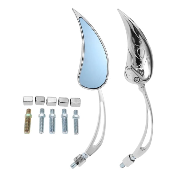 Applicable to Motorcycle Rearview Mirrors M8/m10, Crom Aluminum