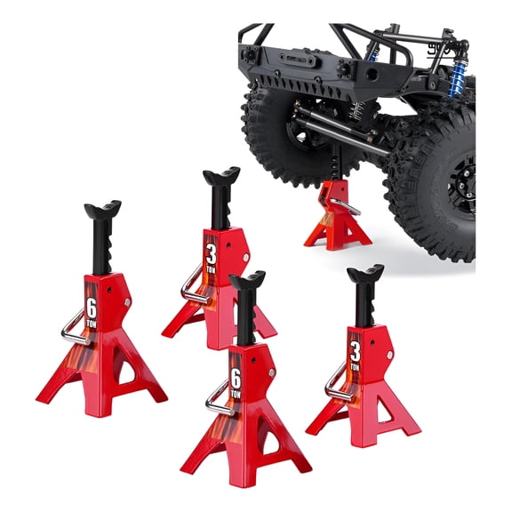 Applicable to PC 4pc RC Jack Stand, Car Accessory Model