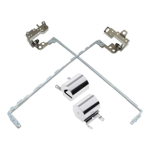 Applicable to Pair of Hinges and Hinge Covers Silver HP Pavilion 15-bs 15 Bw