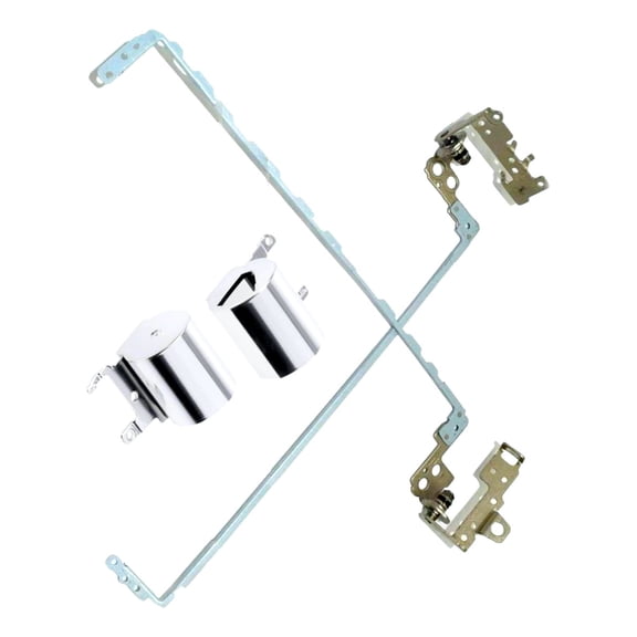 Applicable to Pair of Silver Hinge Covers and Hinges for HP Pavilion 15-bs 15 Bw