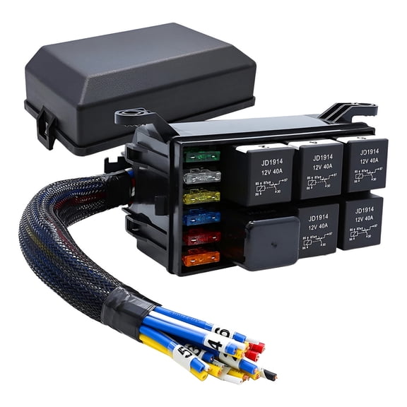 Applicable to Qr1 Relay Fuse Box Relay Box 24v 5 Pins