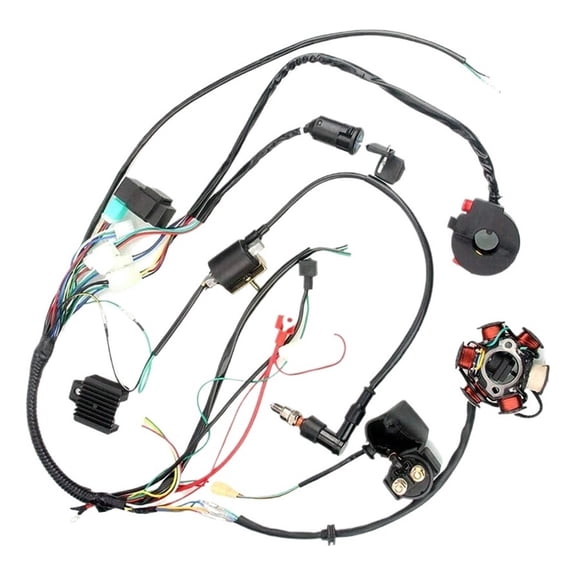 Applicable to Quadruple Wiring Harness ATV CDI For 50cc 70cc 110cc 125