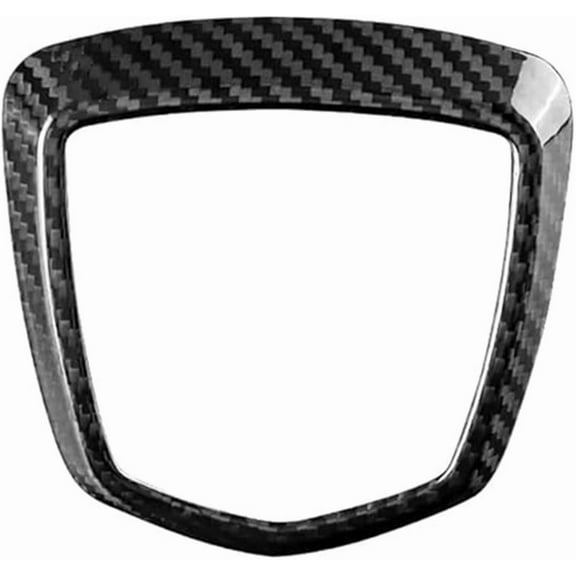 Applicable to Real Hard Carbon Fiber Cover for Fiat for 500 Abarth 595 2012 2023 Rear Logo Trim Accessories Accessories