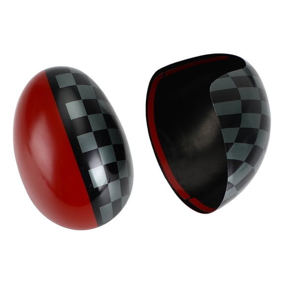 Applicable to Red Plaid Mirror Cover For Mini Cooper Hardtop F55