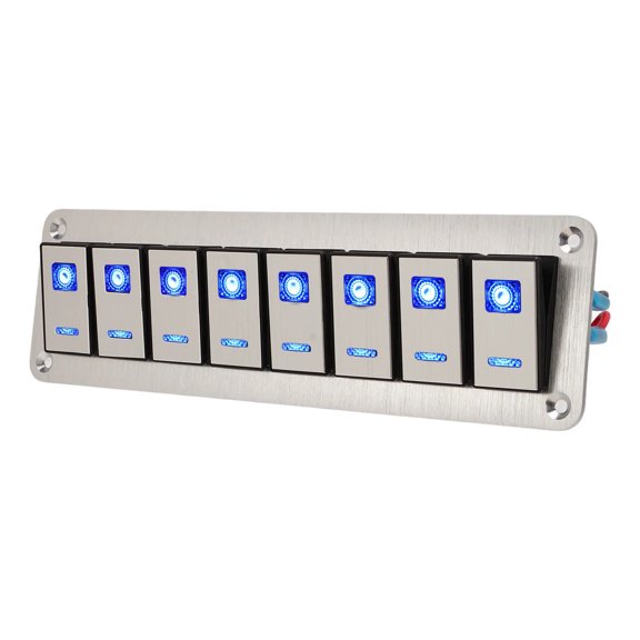 Applicable to Rocker Light Control Panel, 8 Elements, 12-24 V, 5 Pi