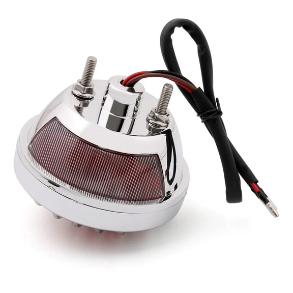 Applicable to Round Rear Brake Light For Harley Bobber Chopper Rat