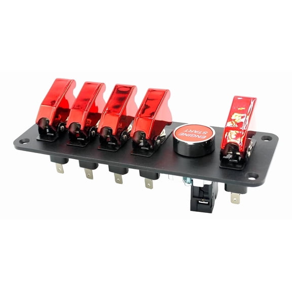 Applicable to Switch Panel 12v 6 Gang Toggle Switch Panel,