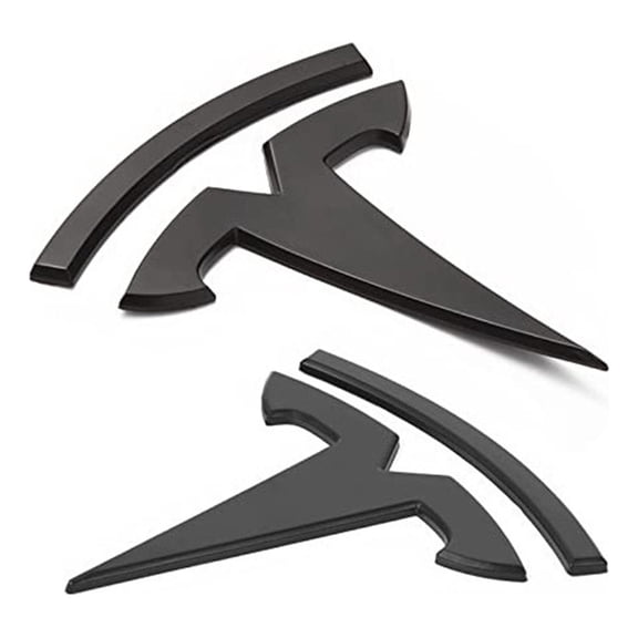 Applicable to Tesla Model Y Accessories Emblem Sticker, 2 Units