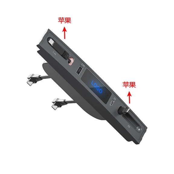Applicable to Tesla Tesla Docking Station MODEL3/Y Belt Flexible Wire Central Control Expansion Dock Hub Car Fast Charging