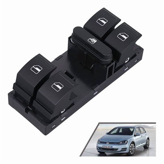 Applicable to Volkswagen Golf Mk6 2009-2013 Switch Control Button,