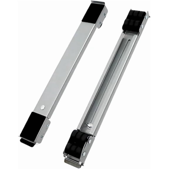 Applicable to Washing Machine Base Stand Trolley Feet Movable Adjustable Telescopic Fridge Stand Wheel for Dryer Refrigerator -Grey