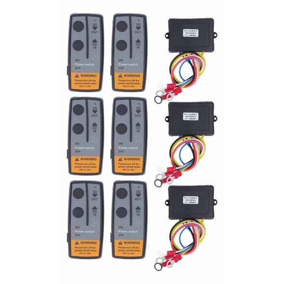 Applicable to Winch Remote Control, 6 Units, Universal, Wireless,
