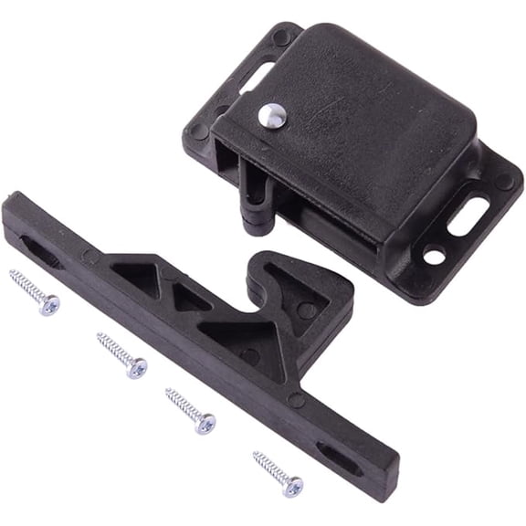 Applicable to jfqm 10 LB Grabber Latch Catch Kit Fit for Caravan RV Motorhome Door Drawer Cabinet Black Furniture Parts & Hardware